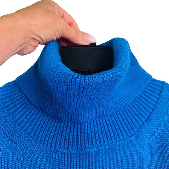 Princess Polly Colbolt Blue Knit Larnee Turtleneck Womens Sweater Blue Small - Picture 6 of 14